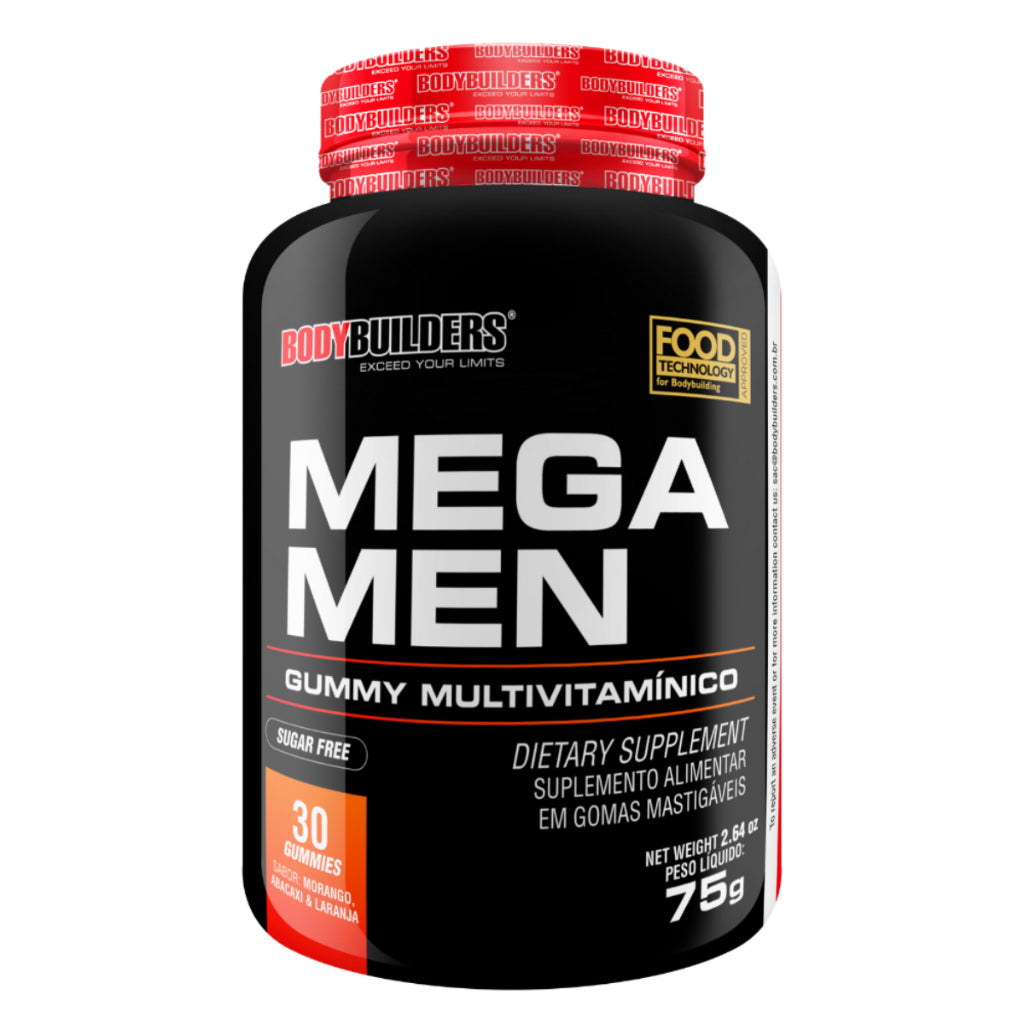 Suplemento em Goma Mega Men 30 Caps - Bodybuilders