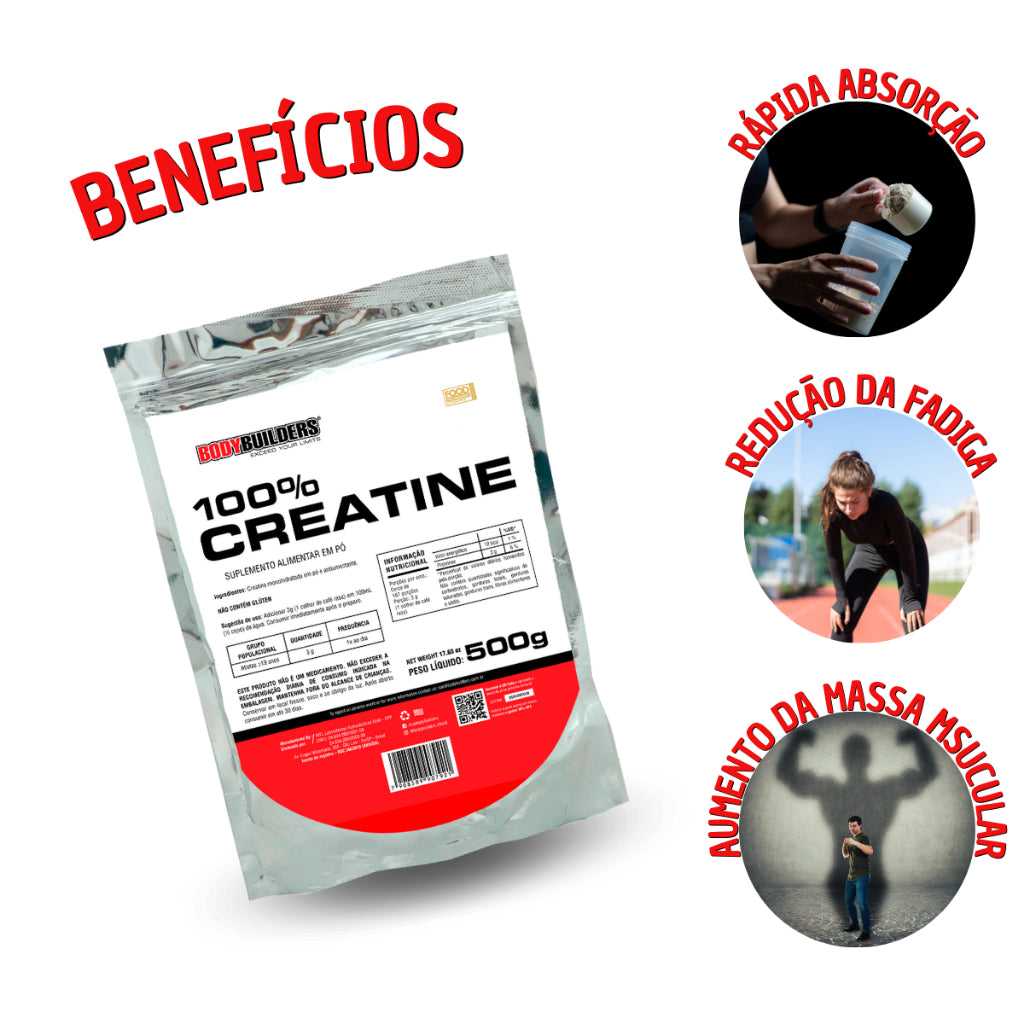 100% Pure Creatine 500g Refill - Bodybuilders