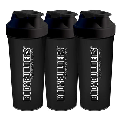 Kit 3x Coqueteleira 600ml - Bodybuilders
